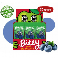 Овсяно-фруктовый батончик Bitey Квадры Черника, 30 г. Цена за упаковку - 20 шт. 